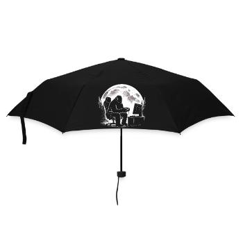 Bigfoot Gamer - Regenschirm (klein) - Schwarz - Vorne