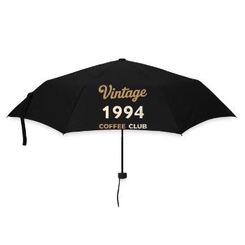 Vintage 1994 – Coffee Club Retro Birth Year - Umbrella (small) - black - Front