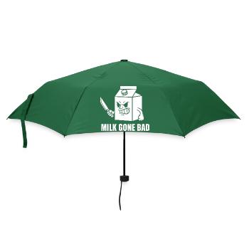 Milk Rotten Rage Cartoon - Umbrella (small) - bottlegreen - Front