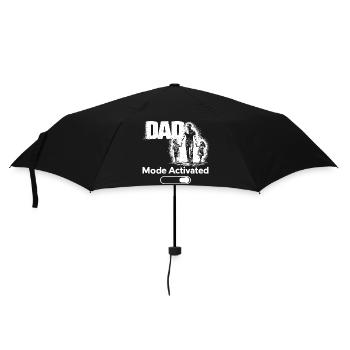 Dad Mode Activated Shirt Father Kids Gift - Umbrella (small) - black - Front