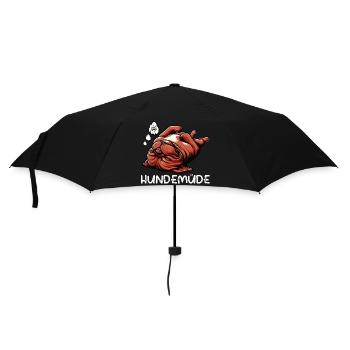 Hundemüde Bordeaux Dogge Bordeauxs Bordeaux Doggen - Regenschirm (klein) - Schwarz - Vorne