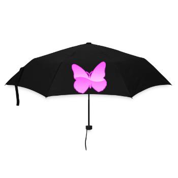 Butterfly - Umbrella (small) - black - Front