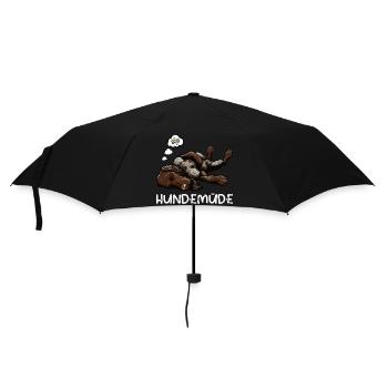 Hundemüde Deutsch Drahthaar drahthaar hunde - Regenschirm (klein) - Schwarz - Vorne