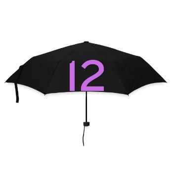 12 - Regenschirm (klein) - Schwarz - Vorne