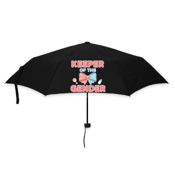 Gender Reveal Keeper Of The Gender Team Pink Team - Umbrella (small) - black - Front