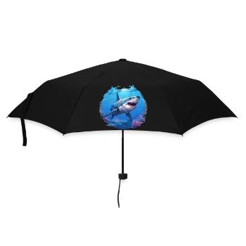 Haie Hai - Regenschirm (klein) - Schwarz - Vorne