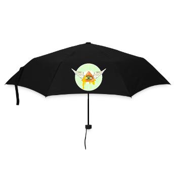 Heiliger Nacho - Regenschirm (klein) - Schwarz - Vorne