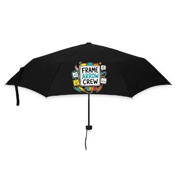 FRAME ARROW CREW - Regenschirm (klein) - Schwarz - Vorne