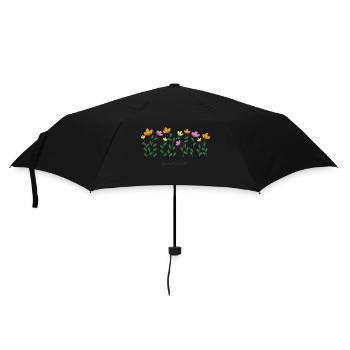 Du bist geliebt - Regenschirm (klein) - Schwarz - Vorne