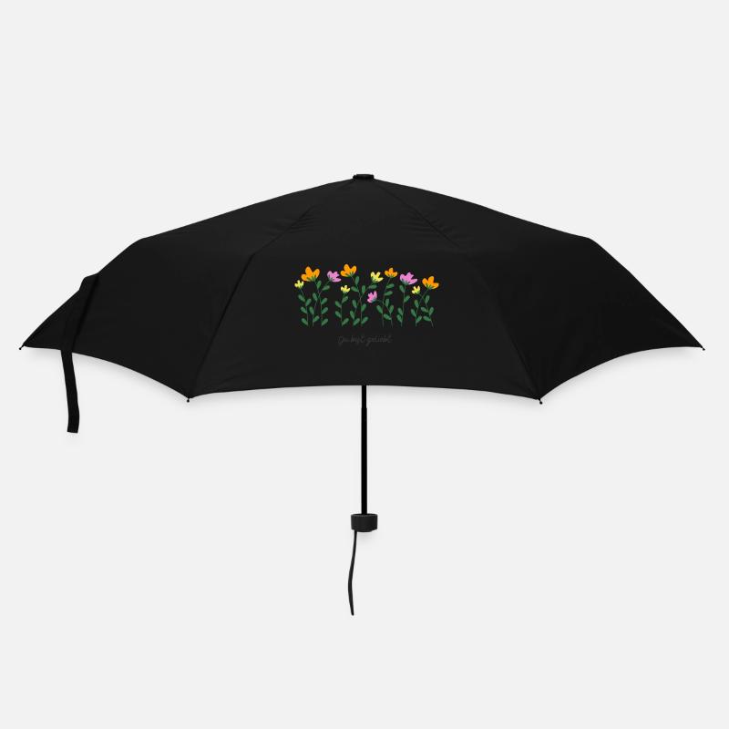 Du bist geliebt - Regenschirm (klein) - Schwarz