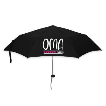 Oma loading - Regenschirm (klein) - Schwarz - Vorne