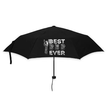 Skull Rock - Der beste Gitarrenvater aller Zeiten - Regenschirm (klein) - Schwarz - Vorne