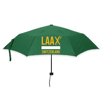 Laax Traumort Graubünden Laax - Regenschirm (klein) - Flaschengrün - Vorne