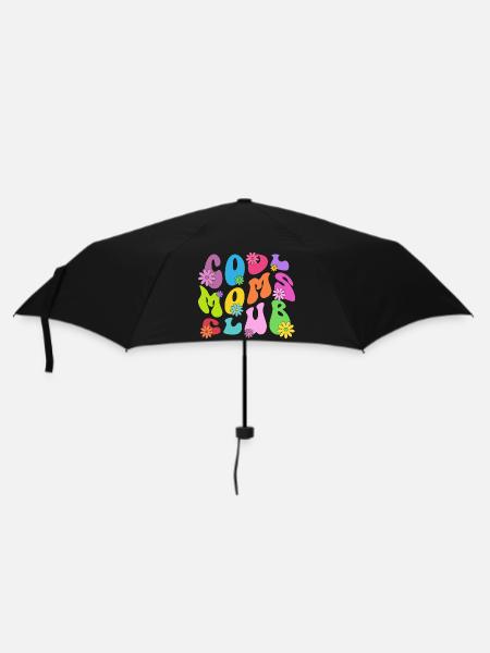 Cool Moms Club - Regenschirm (klein) - Schwarz