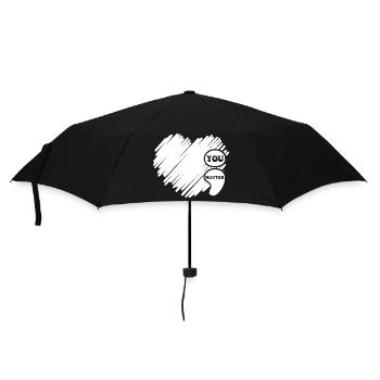 Sensibilisation à la santé mentale Vintage Groovy Mental - Parapluie standard - noir - Devant