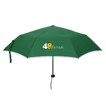 Vintage 1976 Funny 48 Year Old Bday Men Women - Umbrella (small) - bottlegreen - Front