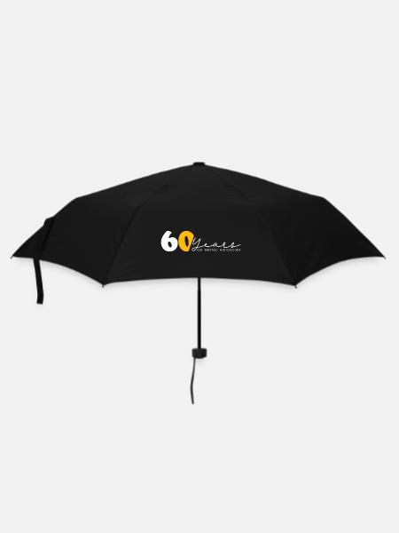 Vintage 1964 Drôle 60 ans Bday Hommes Femmes - Parapluie standard - noir
