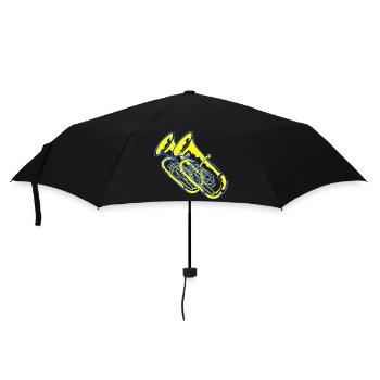 tuba - Regenschirm (klein) - Schwarz - Vorne