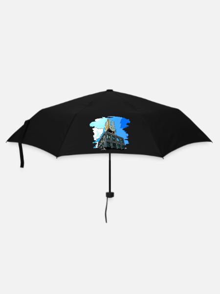 Dortmund U Turm Stadt - Regenschirm (klein) - Schwarz