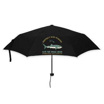 Save The Whale Sharks - Protect Our Oceans - Umbrella (small) - black - Front