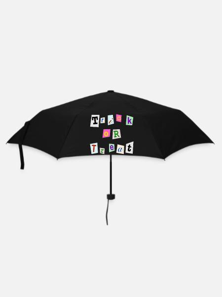 Des bonbons ou des bonbons pour Halloween - Parapluie standard - noir