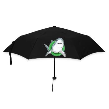Été de nage dans le ring de nage de requins - Parapluie standard - noir - Devant