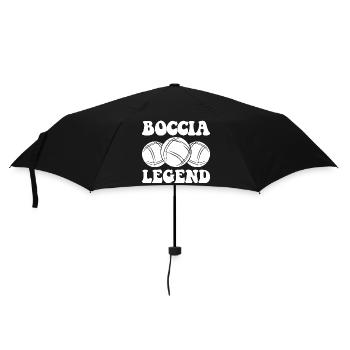 Bocciaspieler Boccia Kugel und Zubehör Boccia - Regenschirm (klein) - Schwarz - Vorne
