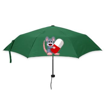 Mouse Doctor Medicine - Umbrella (small) - bottlegreen - Front