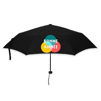 BONNE ANNEE. SAINT SYLVESTRE. NOUVELLE ANNÉE - Parapluie standard - noir - Devant