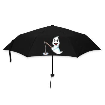 Pêche aux fantômes à Halloween - Parapluie standard - noir - Devant
