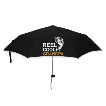 Opa Conquer Angelrolle Cool - Regenschirm (klein) - Schwarz - Vorne