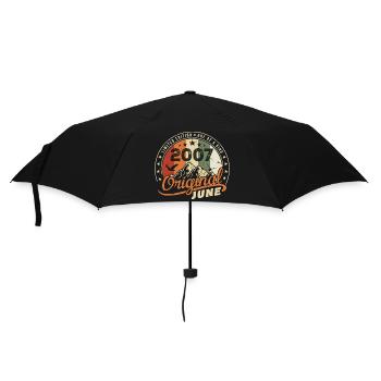 Juin 2007 | Anniversaire Juin 2007 Né en Juin 2007 - Parapluie standard - noir - Devant