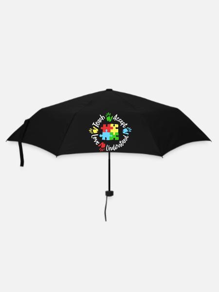 Autismus Bewusstsein Lehrer - Regenschirm (klein) - Schwarz