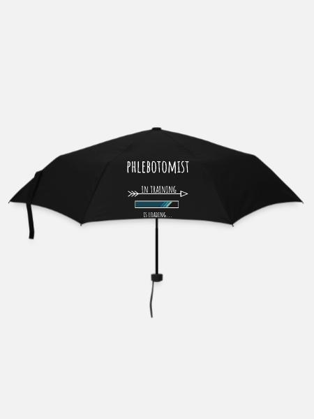 Phlebotomist in Ausbildung Beruf Geschenk - Regenschirm (klein) - Schwarz