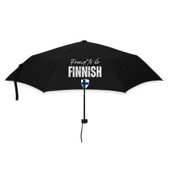 Fierté finlandaise, j'aime la Finlande - Parapluie standard - noir - Devant