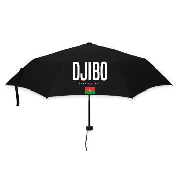 Djibo Burkina Faso - Regenschirm (klein) - Schwarz - Vorne