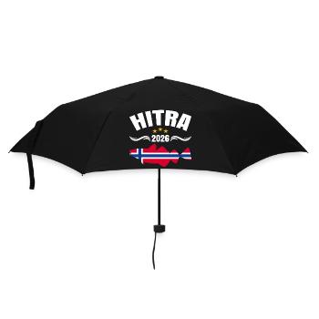 Hitra Angeltour 2026 - Regenschirm (klein) - Schwarz - Vorne