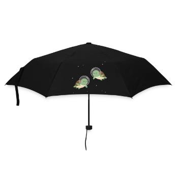 Tortues de l’espace mignonnes - Parapluie standard - noir - Devant