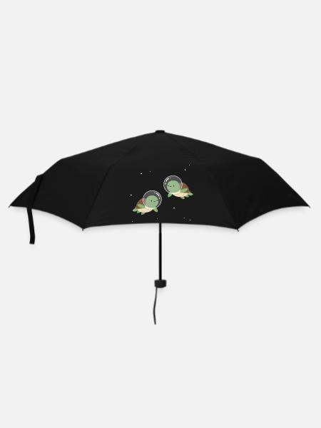 Tortues de l’espace mignonnes - Parapluie standard - noir