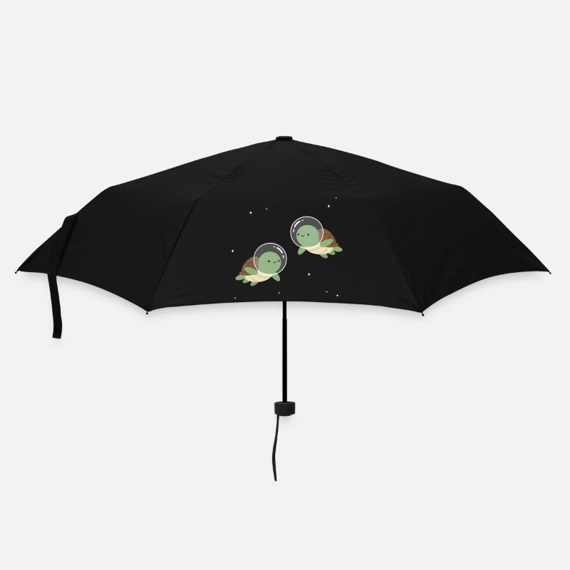 Tortues de l’espace mignonnes - Parapluie standard - noir