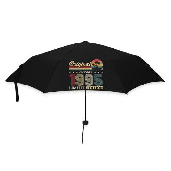 30th Birthday Original October 1995 - Umbrella (small) - black - Front