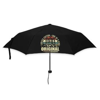 Birthday November 1981 - Umbrella (small) - black - Front