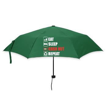 Cash out Casino Gambling Funny Player - Parapluie standard - vert bouteille - Devant