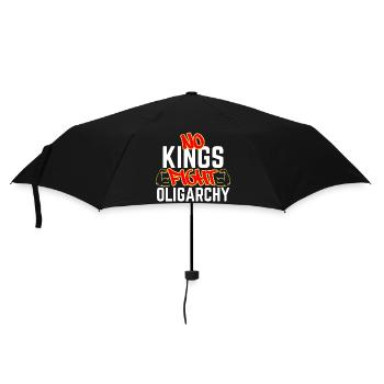 No kings, oligarchy fight - Umbrella (small) - black - Front