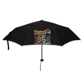 Légende du 69e anniversaire Décembre Né en 1956 - Parapluie standard - noir - Devant