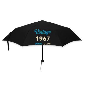 Vintage 1967 Judo Club Retro Birth Year Gift - Umbrella (small) - black - Front