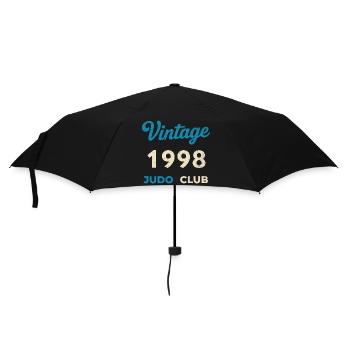 Vintage 1998 Judo Club Retro Birth Year Gift - Umbrella (small) - black - Front