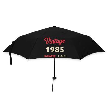 Vintage 1985 – Année de naissance rétro du Karate Club - Parapluie standard - noir - Devant