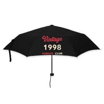 Vintage 1998 – Année de naissance rétro du Karate Club - Parapluie standard - noir - Devant