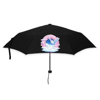 Donut Sky Owl Flight - Umbrella (small) - black - Front